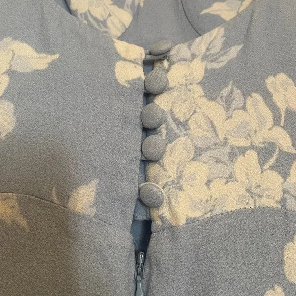 Reformation Reverie Floral Maxi Back Slit Dress size 0 - Picture 12 of 14